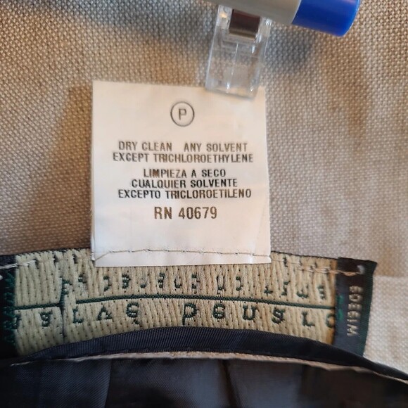 Harve Benard Beige Fringe Linen Blend Lined Straight Pencil Skirt Womens 10 - Picture 9 of 11